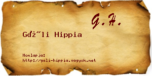 Gáli Hippia névjegykártya